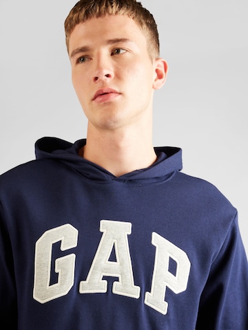 GAP Regular Fit Sweatshirt in Blau