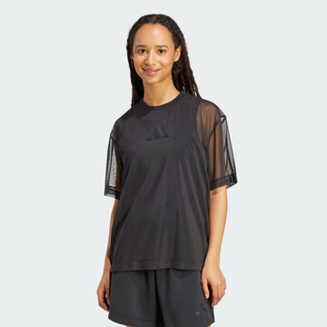 ADIDAS SPORTSWEAR Λειτουργικό μπλουζάκι 'All Szn' σε μαύρο: μπροστά