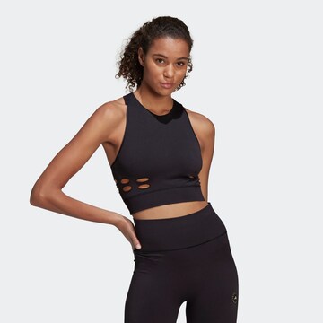 Haut de sport ADIDAS BY STELLA MCCARTNEY en noir : devant