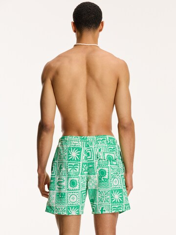 Shiwi Plavecké šortky 'NICK' – zelená