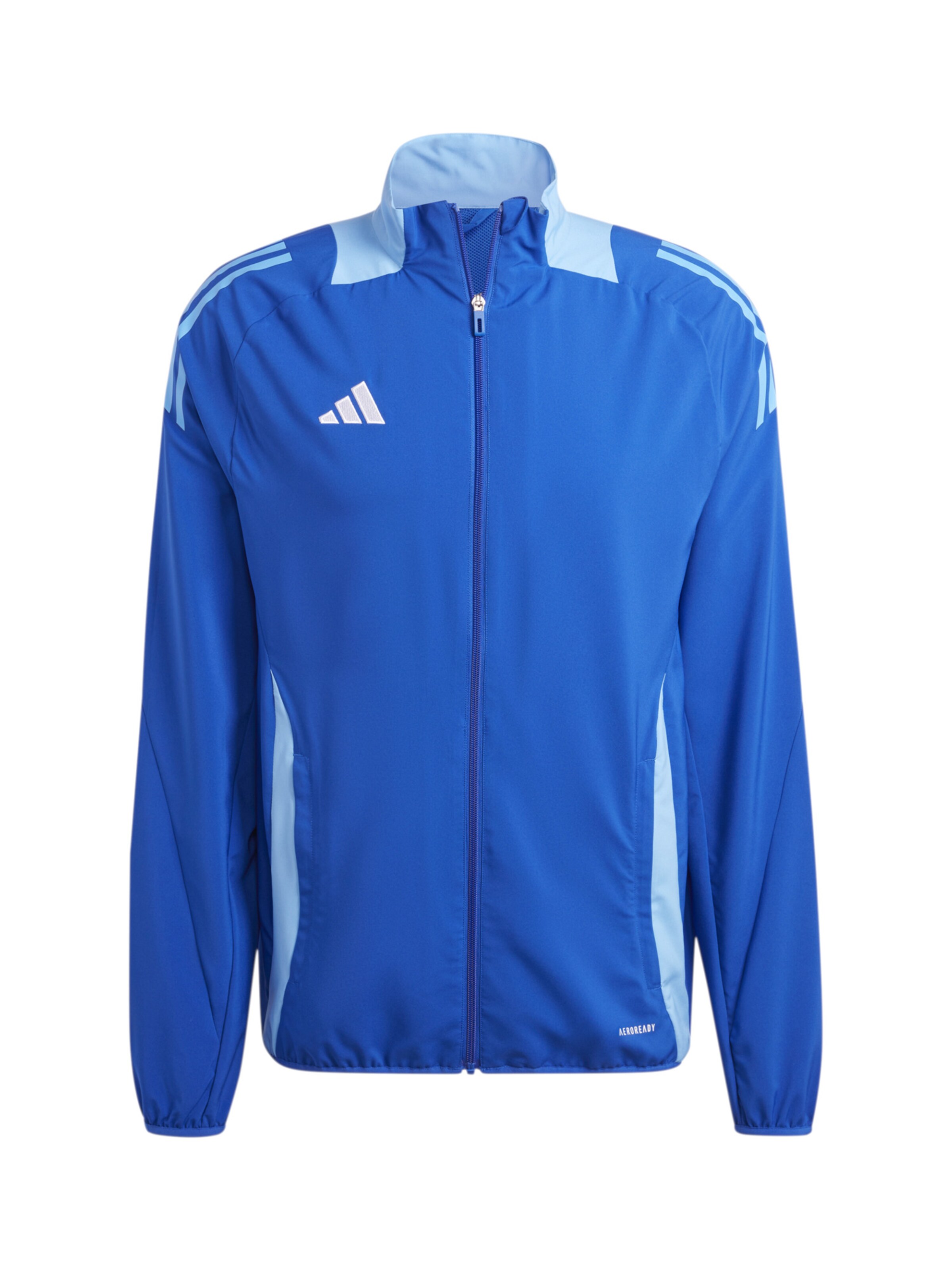 ADIDAS PERFORMANCE Sportjacke 'Tiro' in Blau: Vorderseite