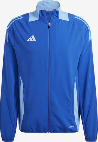 ADIDAS PERFORMANCE Sportjacke 'Tiro' in Blau: Vorderseite