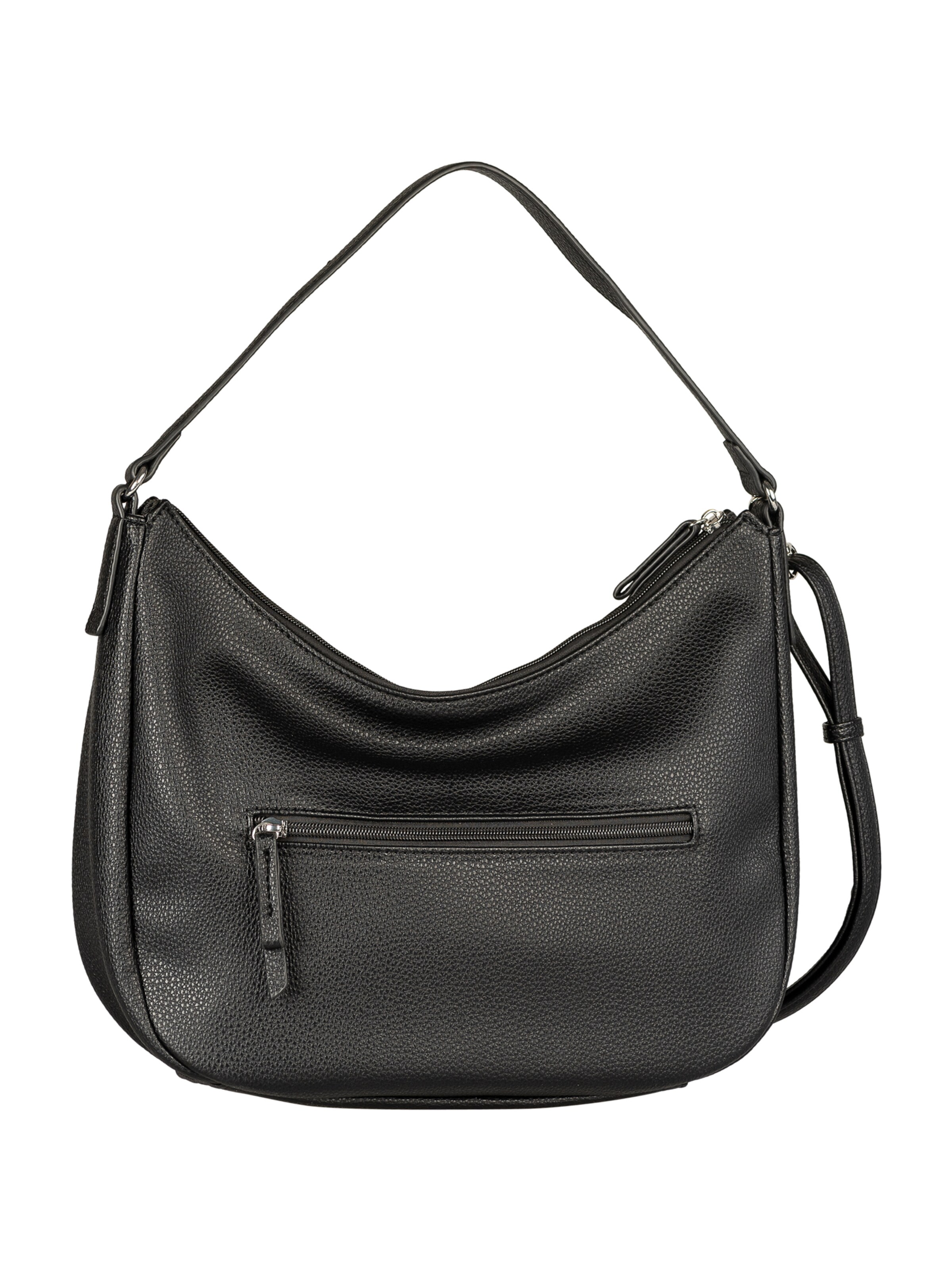 TOM TAILOR - Mala de ombro 'Beca' em preto