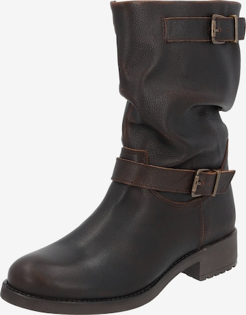 Palado Ankle Boots 'Angui' in Brown: front