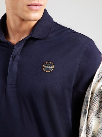 NAPAPIJRI Футболка 'E-BADGE' в Синий