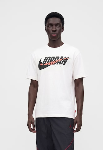 Jordan Tričko 'Brooklyn Essentials' – bílá: přední strana