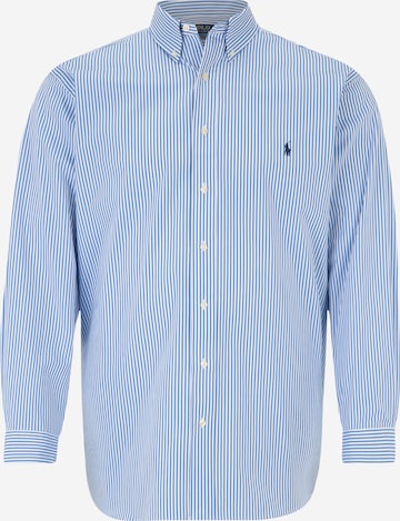 Polo Ralph Lauren Big & Tall Regular fit Overhemd in Blauw: voorkant