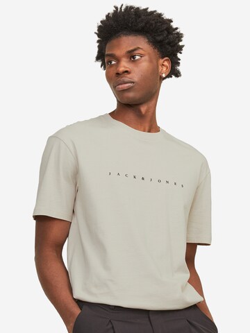 JACK & JONES Shirt 'Star JJ' in Beige