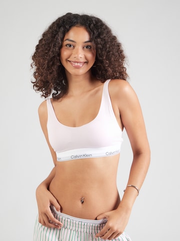 Calvin Klein UnderwearBustier Grudnjak - roza boja: prednji dio