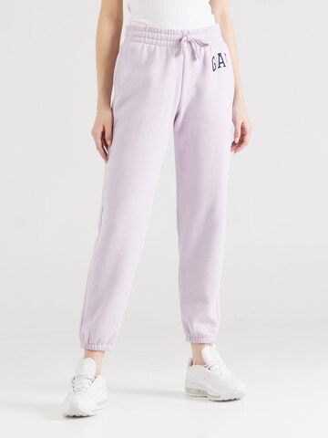 GAP Tapered Pants 'HERITAGE' in Purple: front