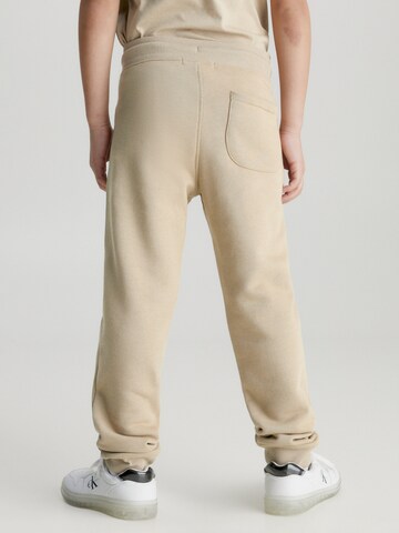 Calvin Klein Jeans Regular Pants 'Stack' in Beige