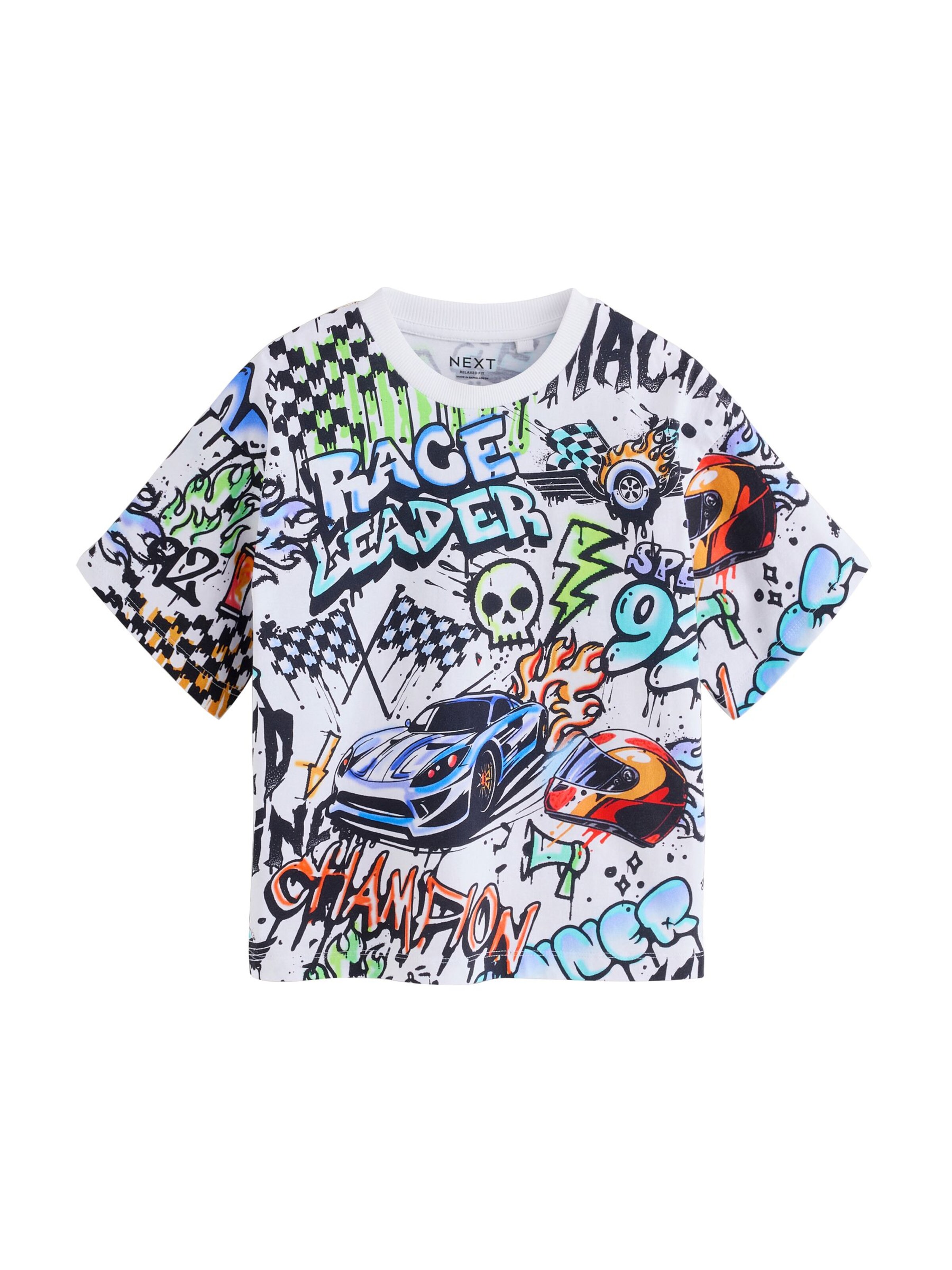 Next Shirt in Mischfarben: Vorderseite