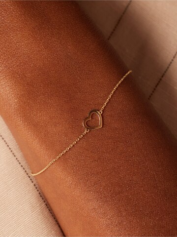 Lucardi Armband 'Klassisch' in Goud: voorkant