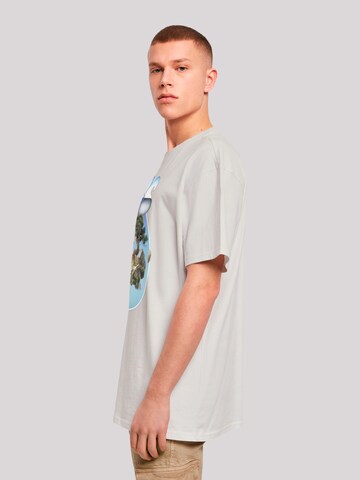 F4NT4STIC Shirt 'YES Chrome Island' in Grijs