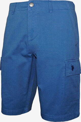 Regular Pantalon cargo U.S. POLO ASSN. en bleu