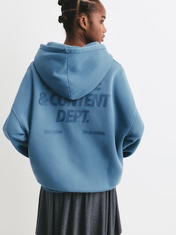 Felpa di Pull&Bear in blu: frontale