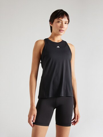 ADIDAS PERFORMANCE Sporttop 'Designed for Training' in Schwarz: predná strana