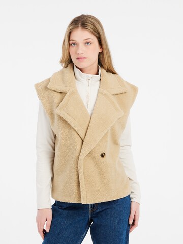 PROTEST Weste 'PRTBRODY' in Braun