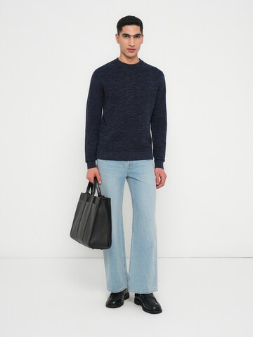 SELECTED Sveter 'SLHDANE' - Modrá