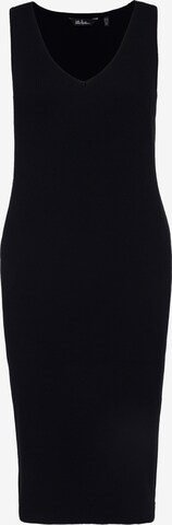 Ulla Popken Knitted dress in Black: front