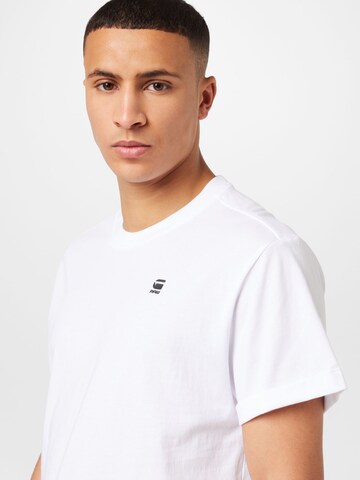 T-Shirt G-Star RAW en blanc