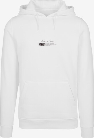 Sweat-shirt Mister Tee en blanc : devant