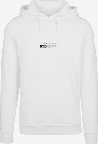 Sweat-shirt Mister Tee en blanc : devant