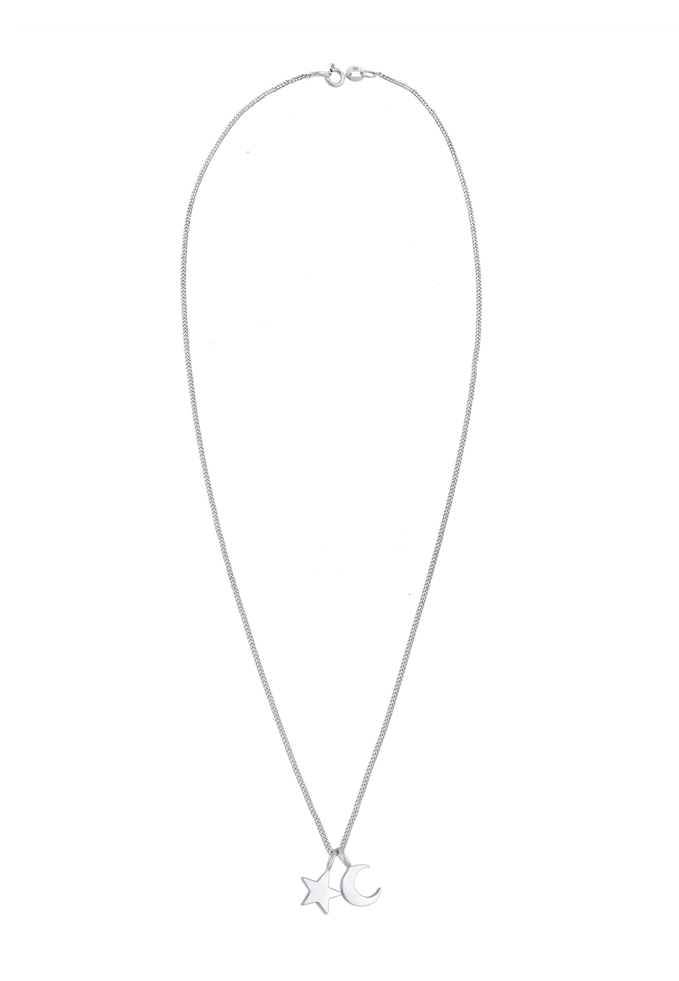 ELLI Necklace 'Halbmond, Sterne' in Silver