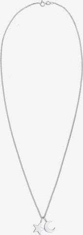 ELLI Halskette 'Halbmond, Sterne' in Silber
