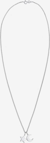 ELLI Necklace 'Halbmond, Sterne' in Silver