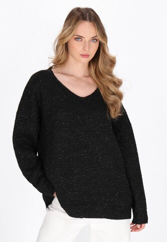 DreiMaster Vintage Sweater in Black: front