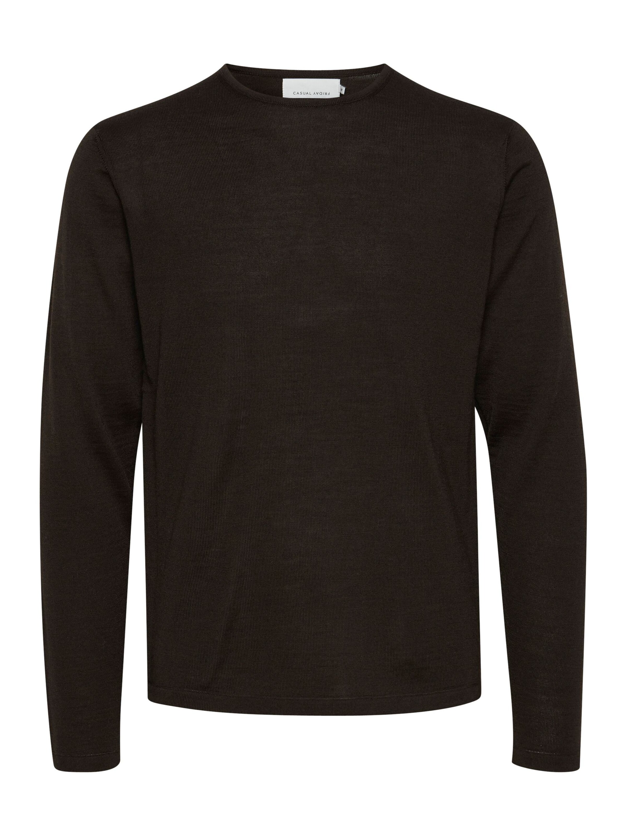 Casual Friday Pullover 'CFKent' in Braun: Vorderseite