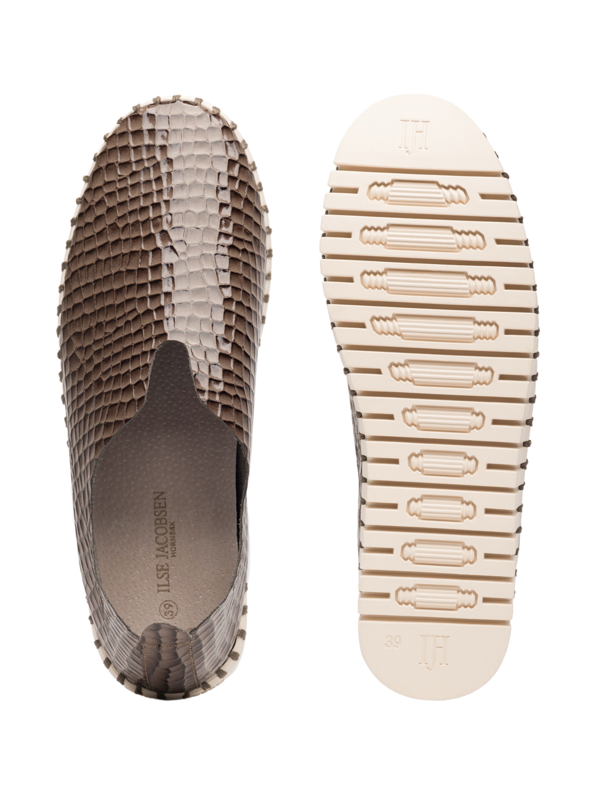 ILSE JACOBSEN Classic Flats 'TULIP3031' in Brown