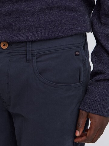 BLEND Slim fit Trousers 'Rodney' in Blue