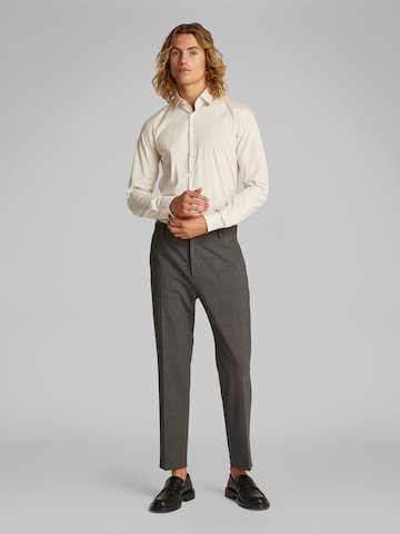 Calvin Klein Slim fit Srajca | bež barva