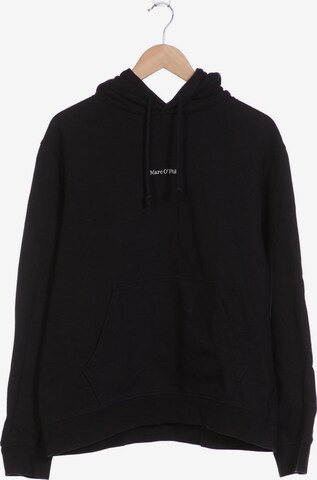 Marc O'Polo Sweatshirt & Zip-Up Hoodie in XL in Black: front