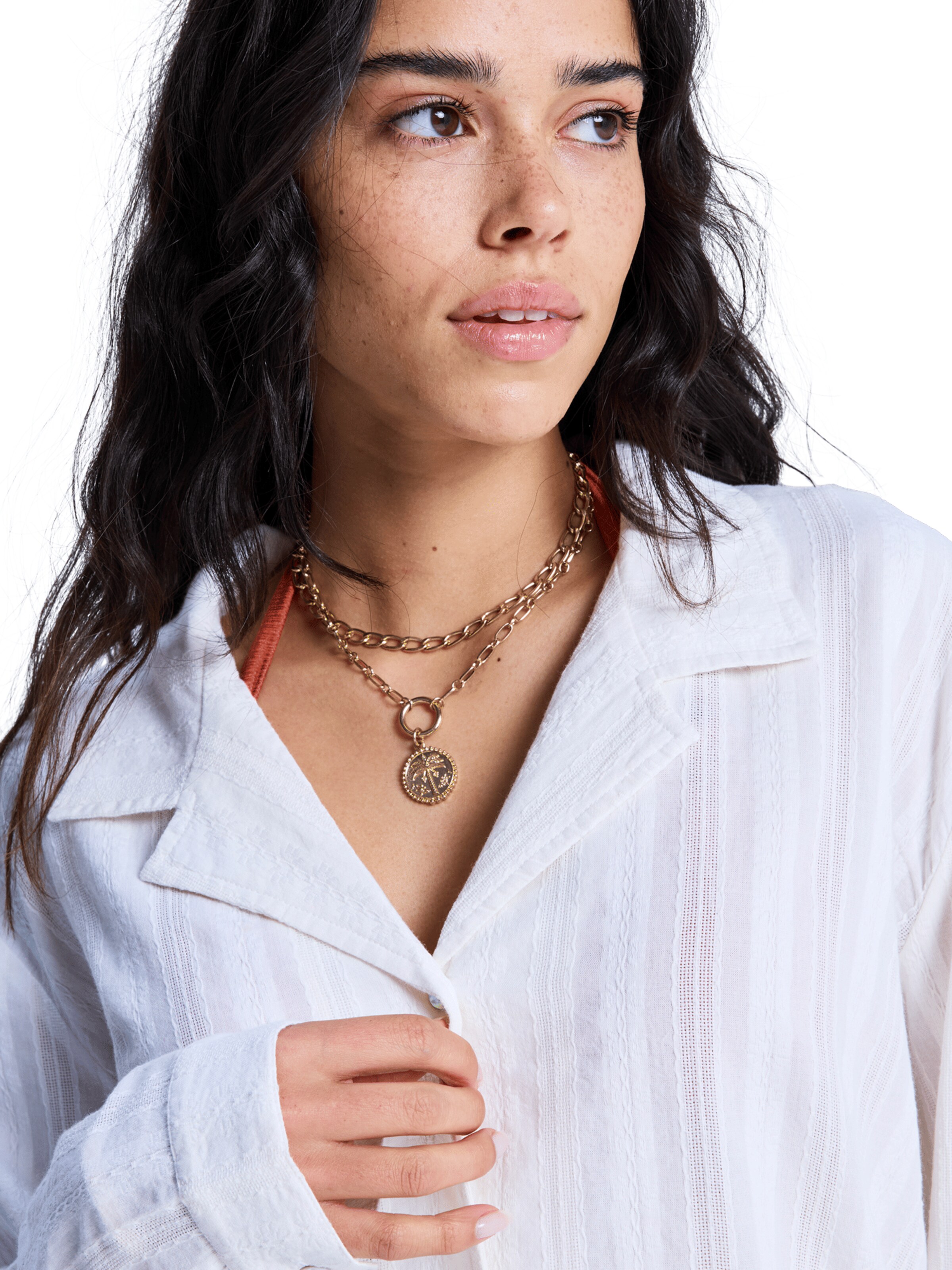 ROXY Blouse 'Sunset Back' in White