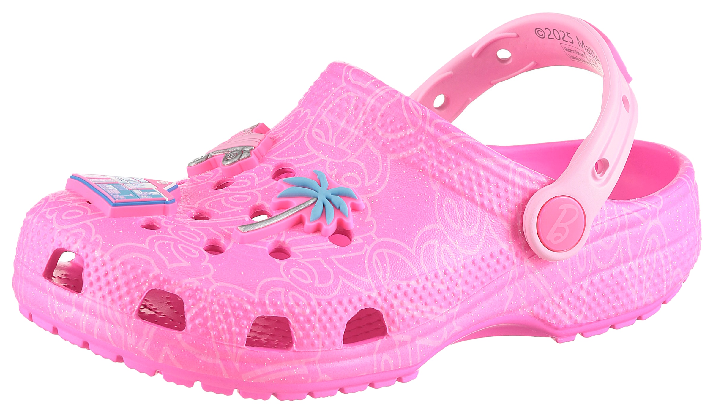 Crocs Slippers in Pink: front