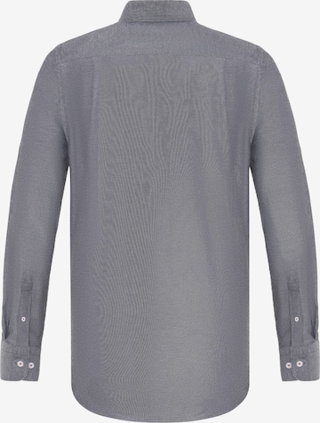 DENIM CULTURE Regular fit Button Up Shirt 'EDIZ' in Grey