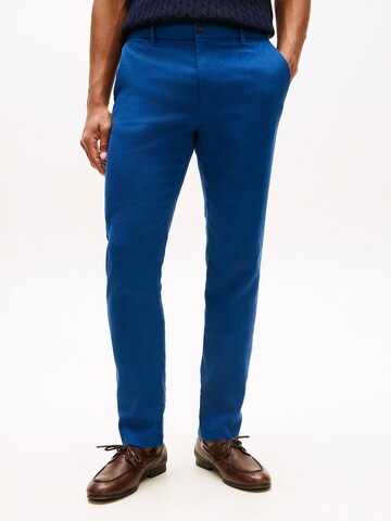 Coupe slim Pantalon chino TOMMY HILFIGER en bleu : devant