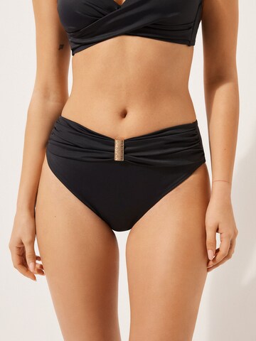 CALZEDONIA BIKINI HOSEN in Schwarz: Vorderseite