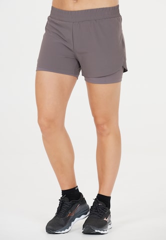 ENDURANCE Regular Workout Pants 'Val' in Grey: front