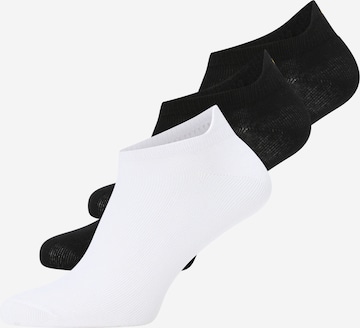 Urban Classics Socks 'Peace Fancy Edge No Show' in Black: front