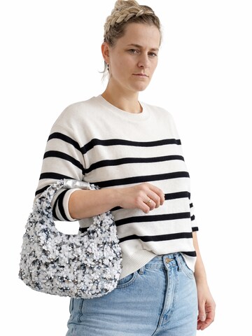 Toni&Friends Schultertasche in Silber