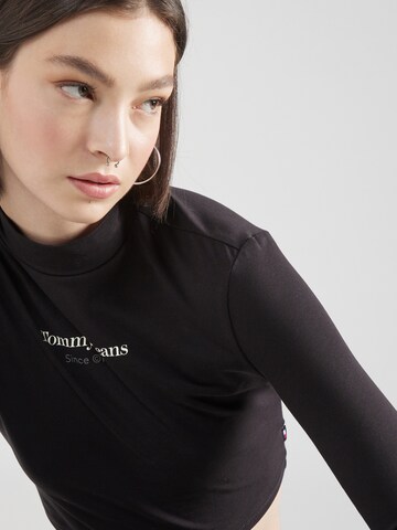 Tommy Jeans Shirt 'ESSENTIAL' in Schwarz