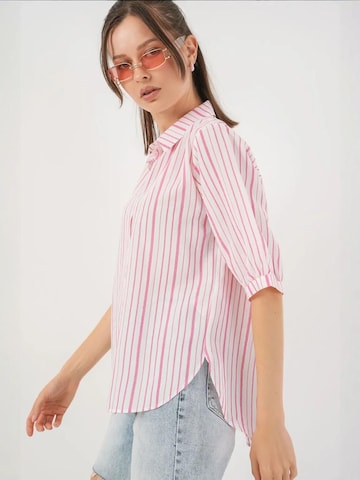 Bigdart - Blusa em rosa