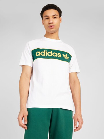 ADIDAS ORIGINALS Shirt in White: front