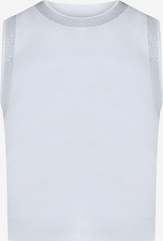 No Matter What Top in Weiß: Vorderseite