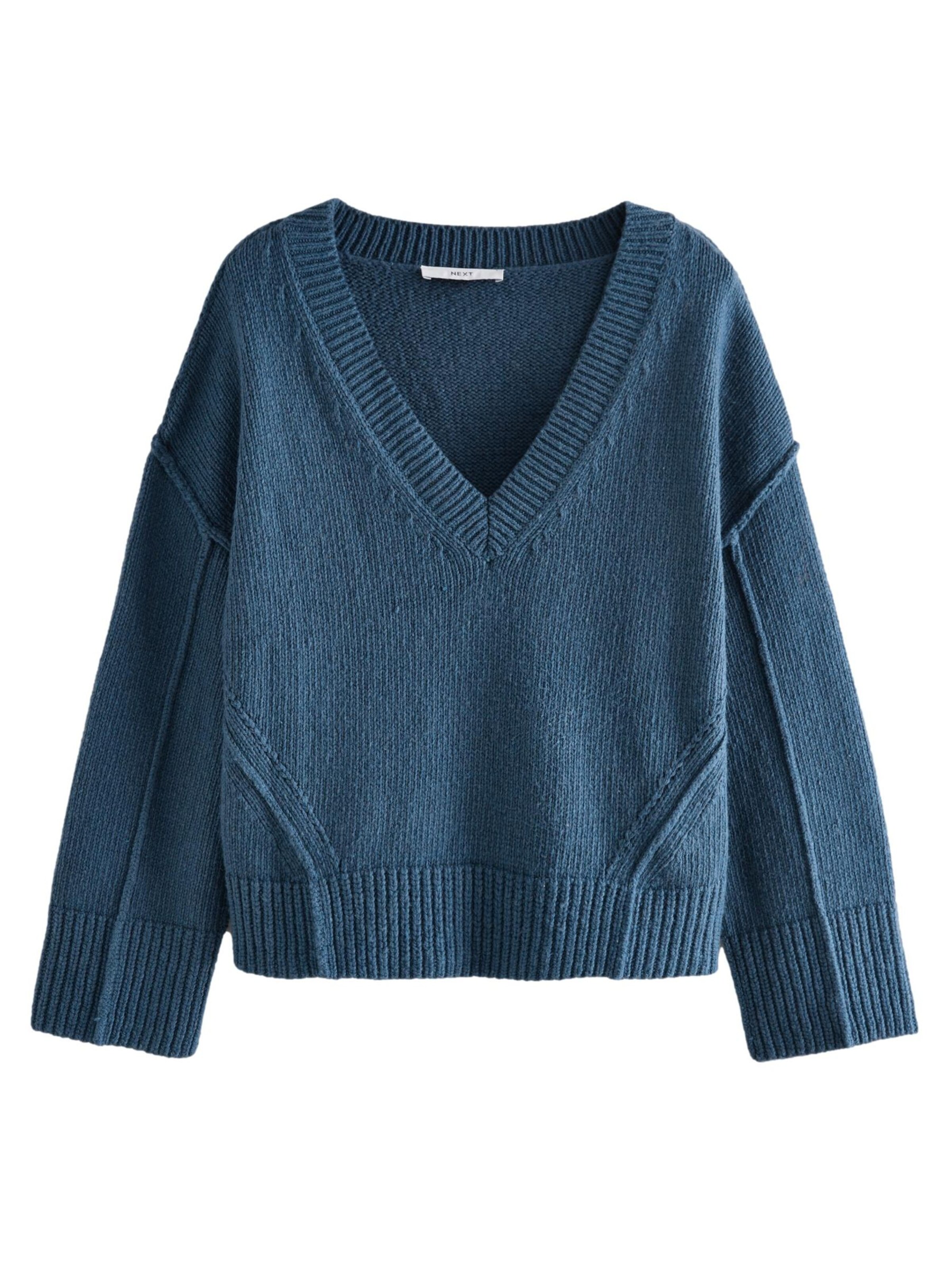 Pulover de la Next pe albastru: față