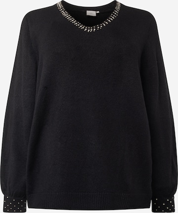 ONLY Carmakoma - Pullover 'ALESSIA' em preto: frente